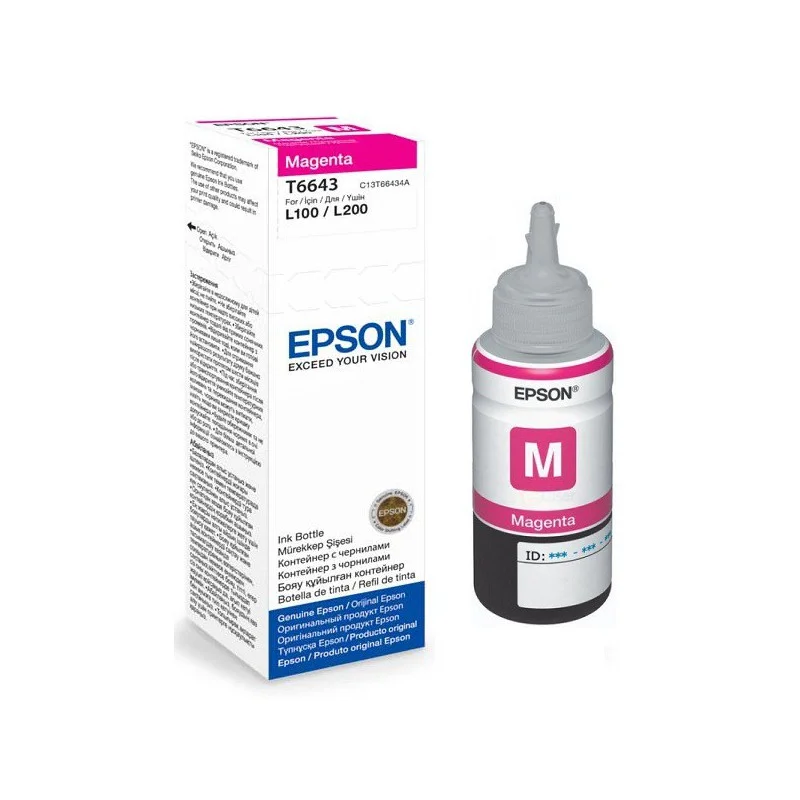Bouteille d'encre Epson T6643 Magenta 70ml - Epson - photo 2