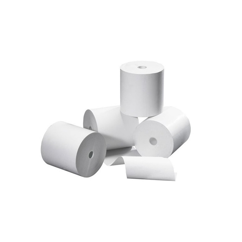 10x ROULEAU PAPIER THERMIQUE 57MM x 40MM - variant BOBIN-57-38-4 - photo 1