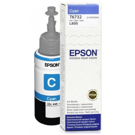 Bouteille d'encre Epson T6732 Cyan 70ml - Epson - photo 3