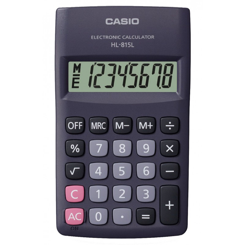 Calculatrice Casio HL-815L-BK / 8 Chiffres - photo 2