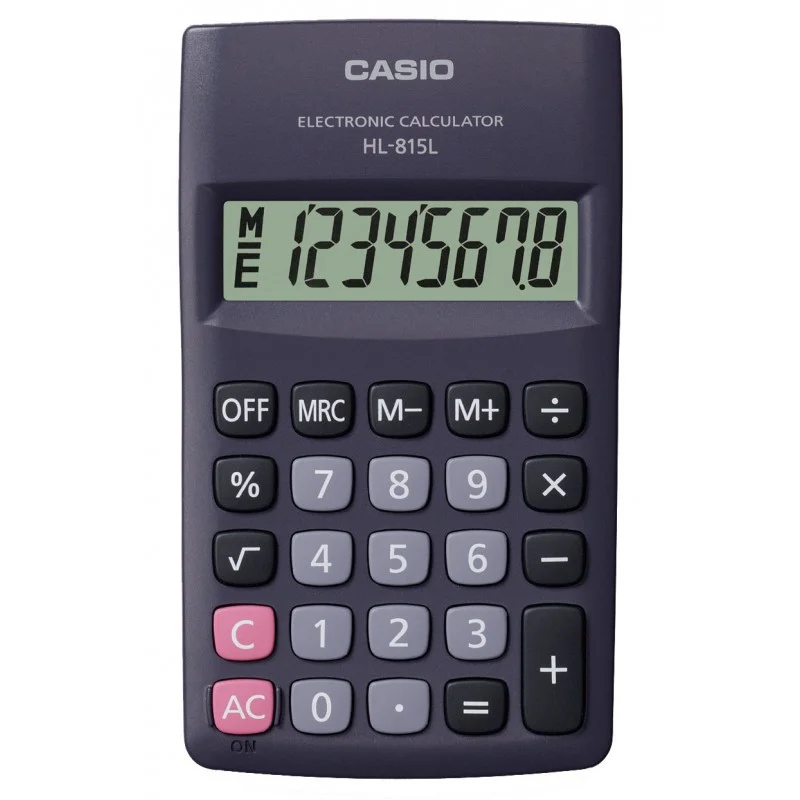 Calculatrice Casio HL-815L-BK / 8 Chiffres - photo 2