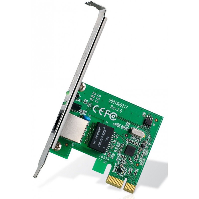 Carte réseau PCI Express Gigabit LAN 10/100/1000 Mbps Avec équerre low profile - photo 1