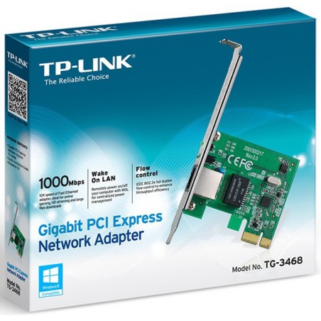 Carte réseau PCI Express Gigabit LAN 10/100/1000 Mbps Avec équerre low profile - photo 5