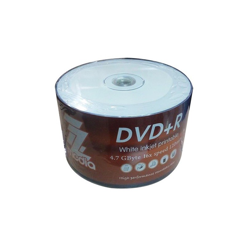 Bobine 50x DVD-R 16x 4.7GB Imprimable - photo 1