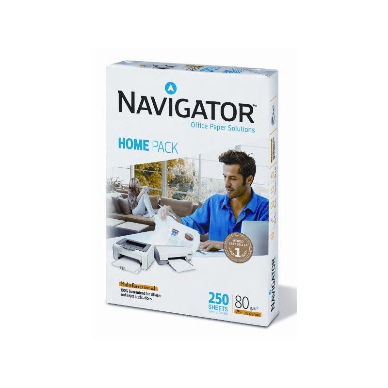 Rame papier Navigator A4 80g/m² Extra Blanc / 250 Feuilles - photo 1