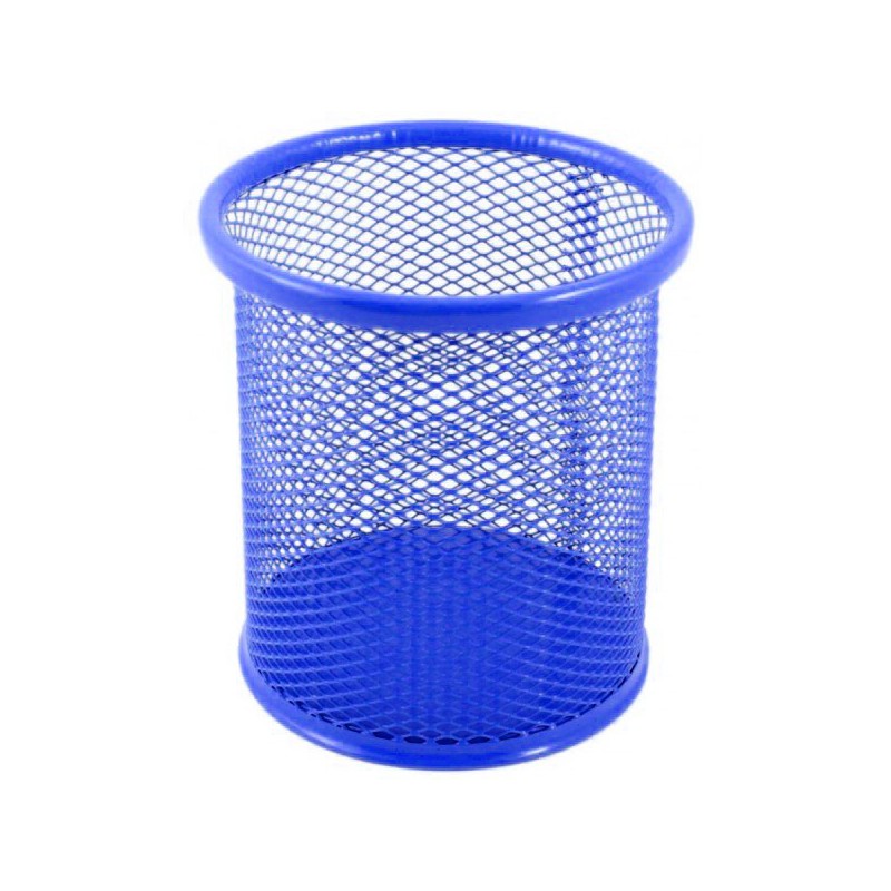 Porte Stylo Cylindre en métal / Bleu - photo 1