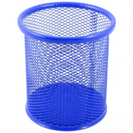 Porte Stylo Cylindre en métal / Bleu - photo 3