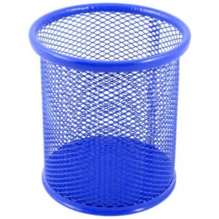 Porte Stylo Cylindre en métal / Bleu - photo 3