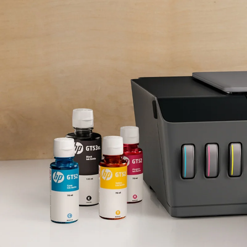 Bouteille d'encre Originale HP GT52 / Cyan / 70ml