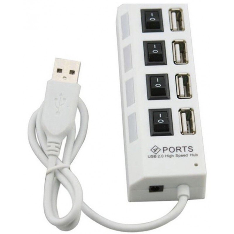 Hub USB 4 Ports USB 2.0 avec Interrupteur - photo 1