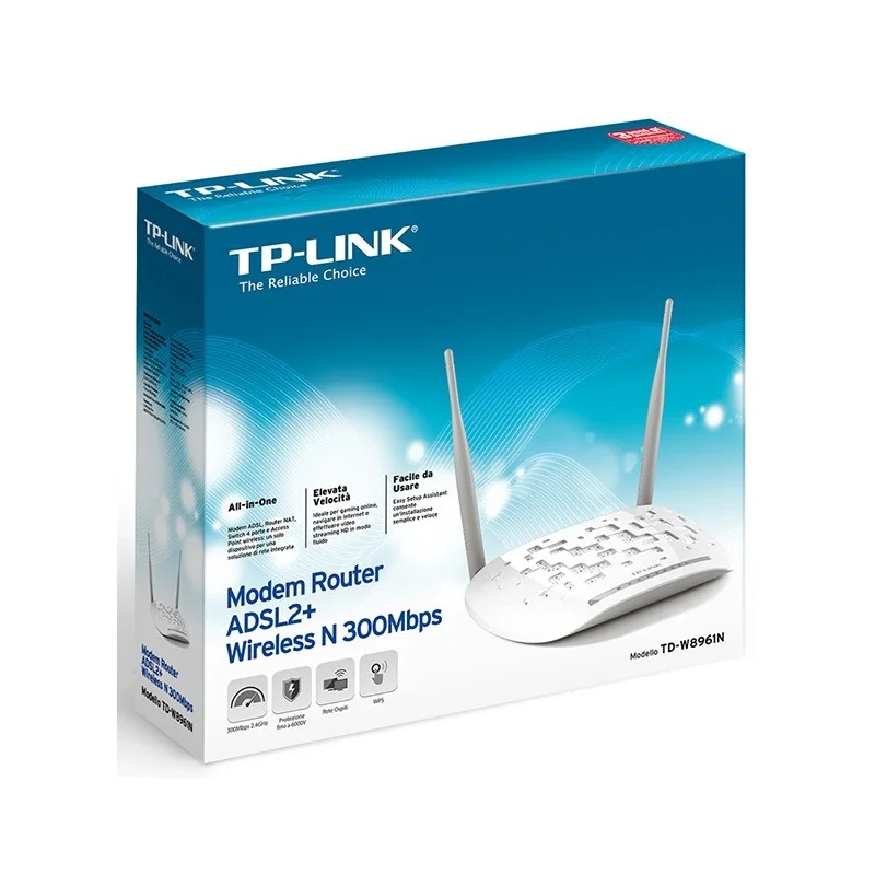 Modem routeur TP-Link ADSL2+ WiFi N 300Mbps - TP-Link - photo 4