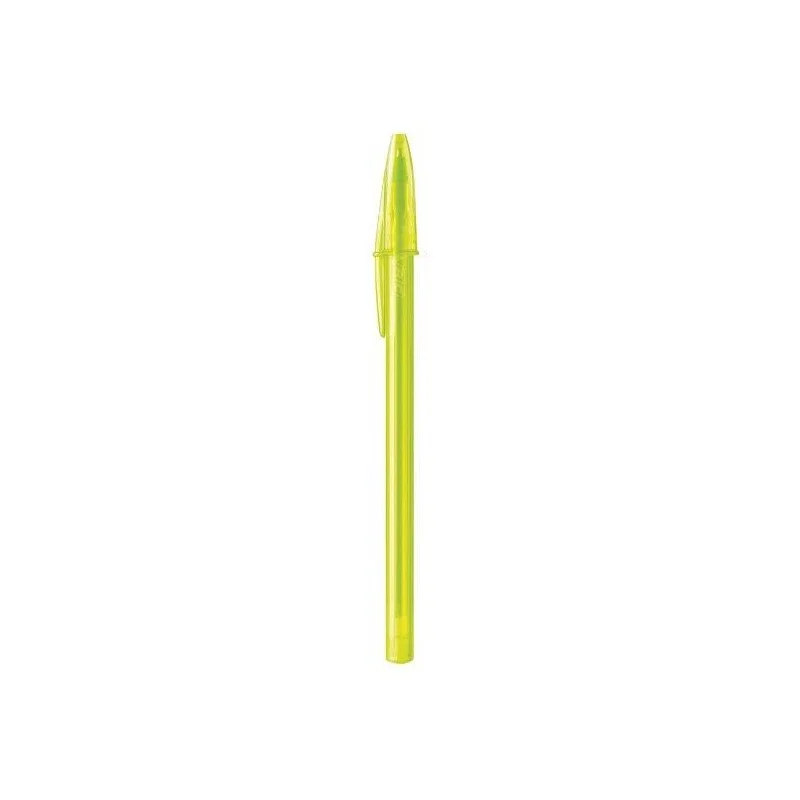 12x Stylos à bille BIC Cristal Fashion / Vert