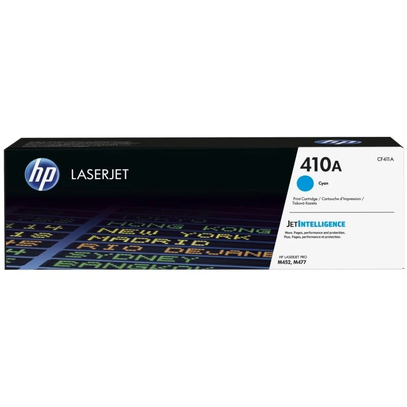 Cartouche de toner HP 410A  LaserJet cyan originale / 2 300 pages CF411A - HP - photo 1