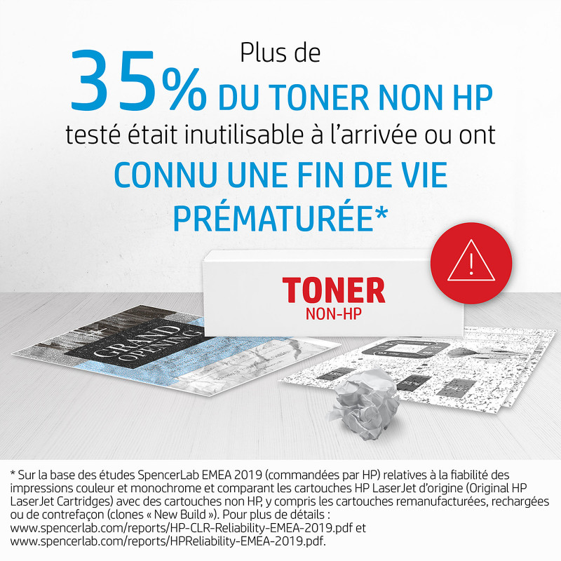 Cartouche de toner HP 410A  LaserJet cyan originale / 2 300 pages CF411A - HP - photo 6