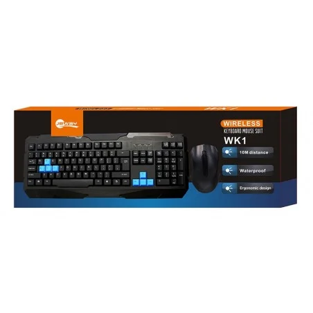 Ensemble Clavier Souris Sans Fil Jeway WK1 - photo 11