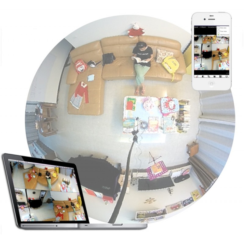 Caméra Dôme Intérieur Mipvision 2.0MP Fisheye 360° - photo 5