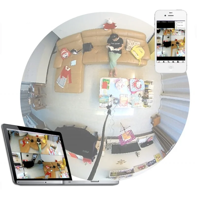 Caméra Dôme Intérieur Mipvision 2.0MP Fisheye 360° - photo 5