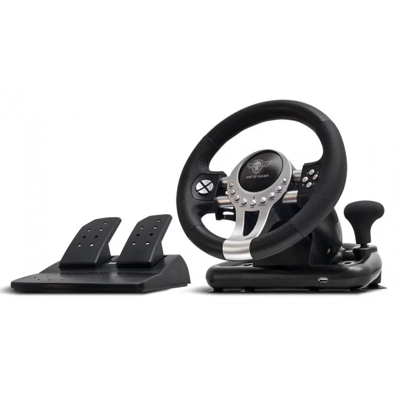 Ensemble volant + pédalier + levier de vitesse Spirit of Gamer Race Wheel Pro 2 - Spirit of Gamer - photo 3