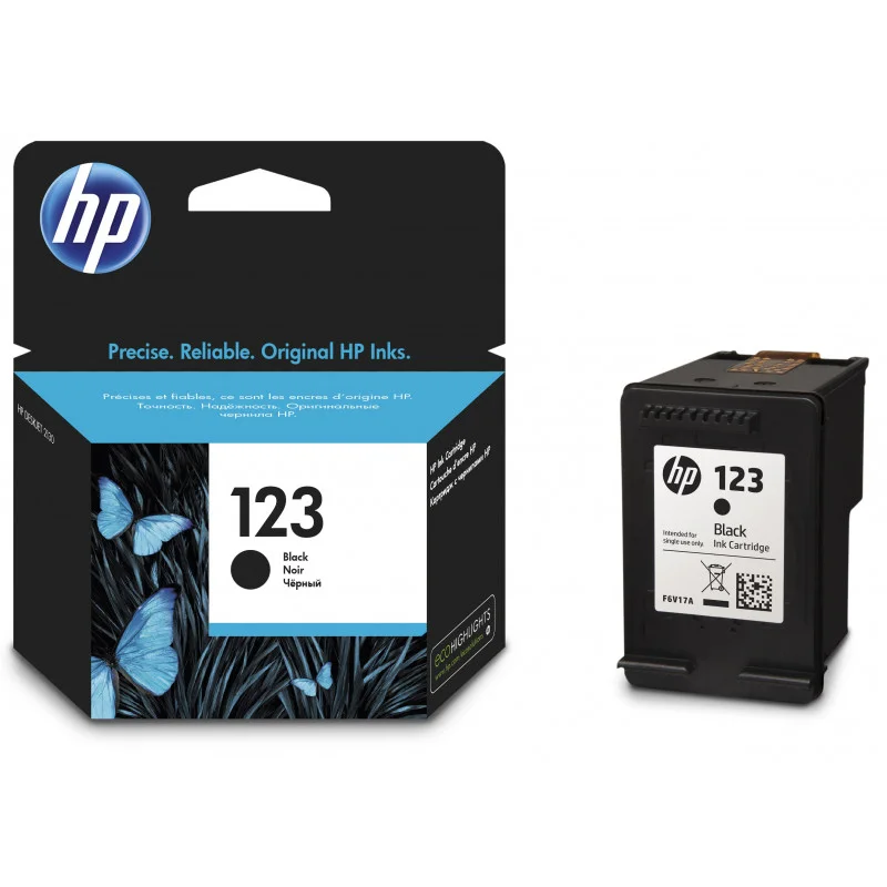 HP 123 cartouche d'encre authentique Noir / F6V17AE - HP - photo 4