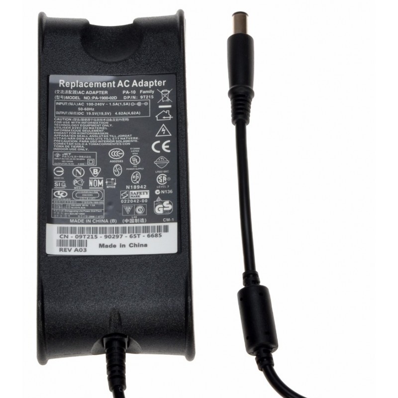 Chargeur ADAPTABLE pour PC Portable Dell 19.5V / 4.62A - Dell - photo 2