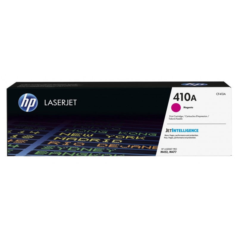 Cartouche de toner HP 410A  LaserJet magenta originale / 2 300 pages CF413A - HP - photo 1