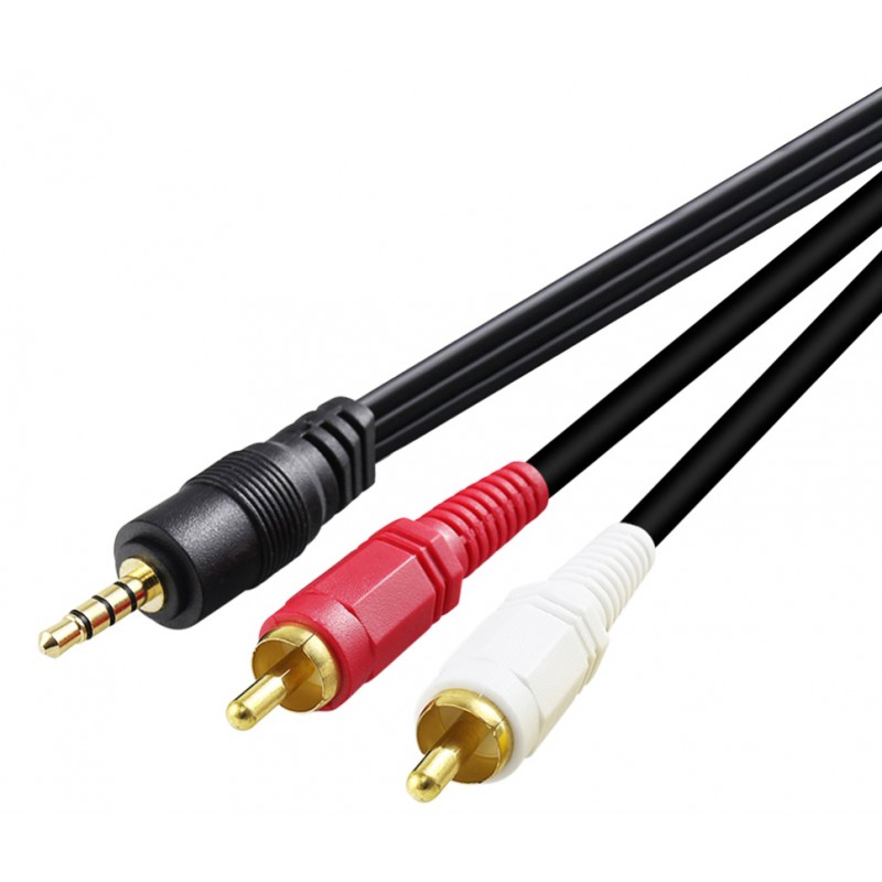 Câble Audio Jack vers 2 RCA 1.5M - photo 2