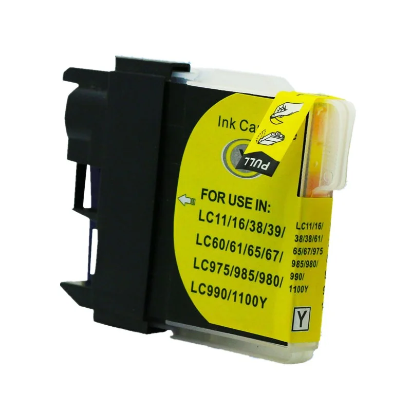 CARTOUCHE ADAPTABLE BROTHER LC980/985Y / YELLOW - Compatible Brother - photo 2