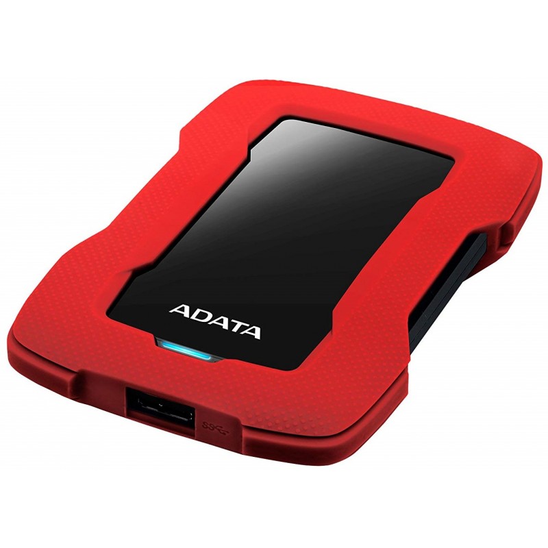 Disque Dur Externe Adata Anti-Choc HD330 USB 3.2 / 1 To / Rouge - ADATA - photo 2