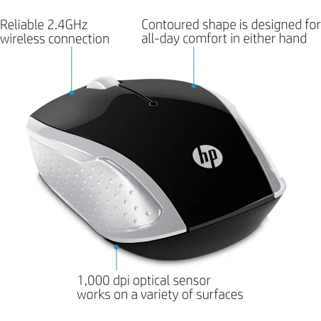 Souris Sans Fil HP 200 / Silver - HP - photo 15