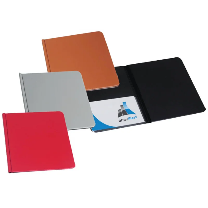 Porte-Bloc double en PVC 24x32 cm / Noir - photo 2