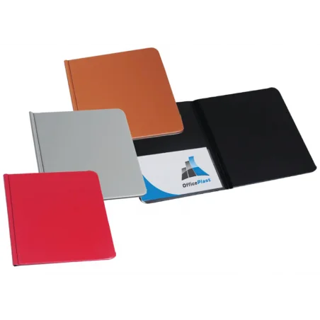 Porte-Bloc double en PVC 24x32 cm / Noir - photo 3