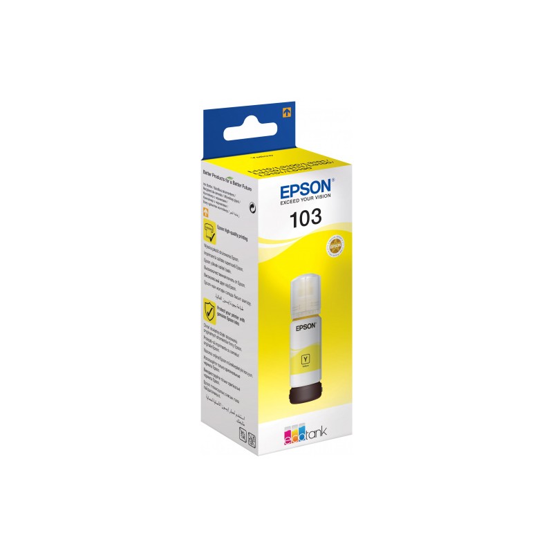 Bouteille d'encre Originale Epson EcoTank 103 / Yellow - Epson - photo 3