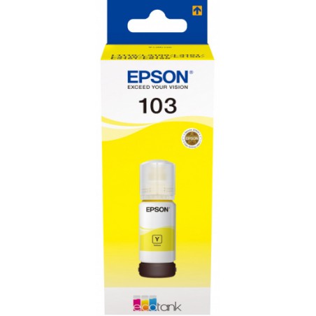 Bouteille d'encre Originale Epson EcoTank 103 / Yellow - Epson - photo 5
