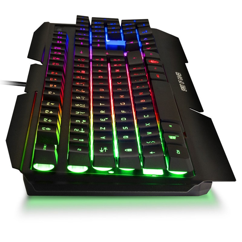 Clavier Gaming Rétroéclairé Spirit of Gamer Pro-K5 / Noir - Spirit of Gamer - photo 5
