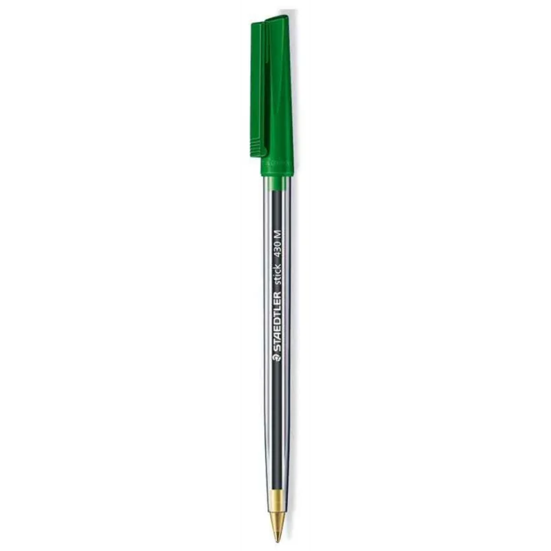 Stylo à bille Staedtler Stick 430 / 0.35mm / Vert