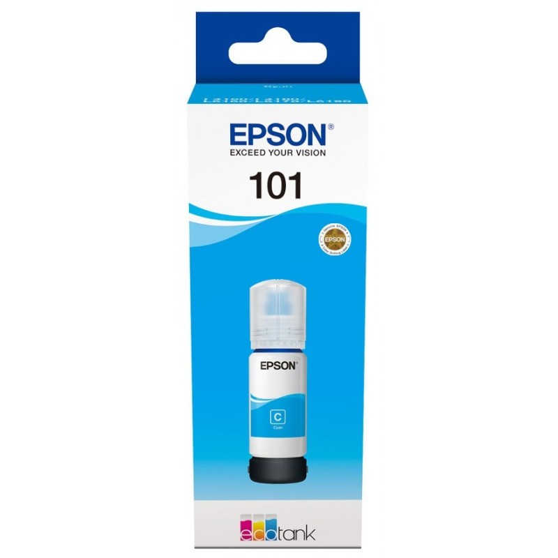 Bouteille d'encre Originale Epson EcoTank 101 / Cyan - Epson - photo 2
