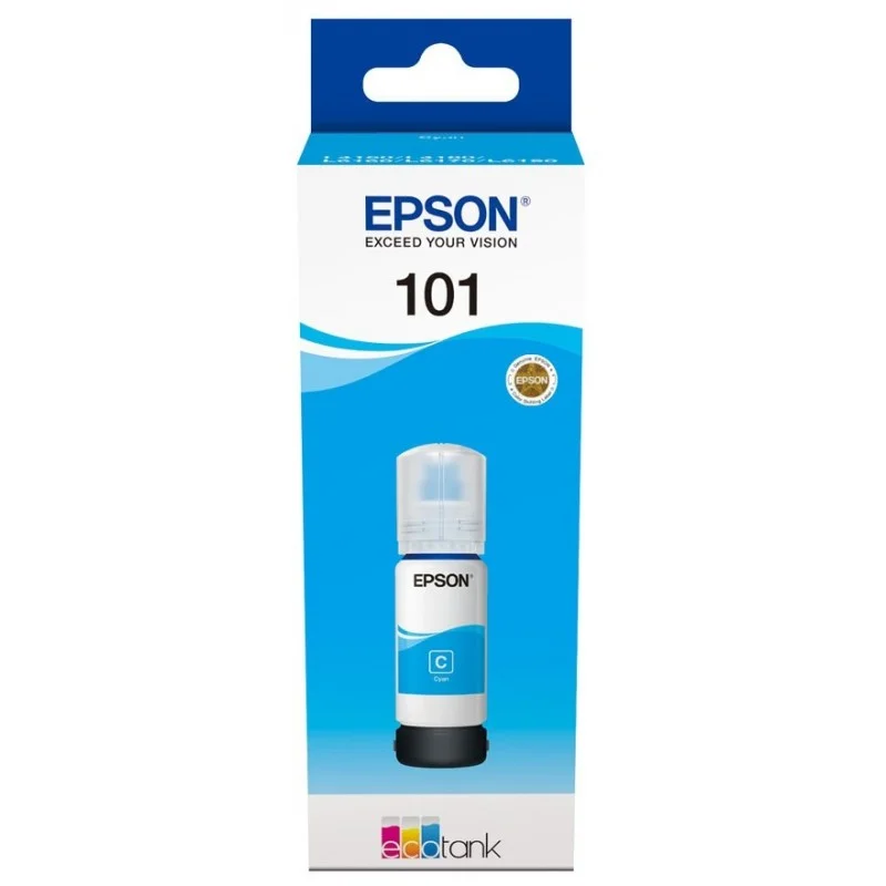 Bouteille d'encre Originale Epson EcoTank 101 / Cyan - Epson - photo 2