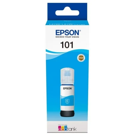 Bouteille d'encre Originale Epson EcoTank 101 / Cyan - Epson - photo 7