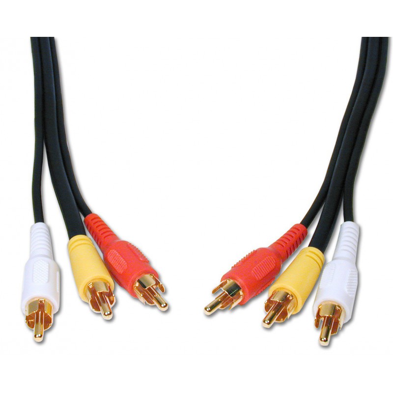 Câble 3 RCA vers 3 RCA 10M