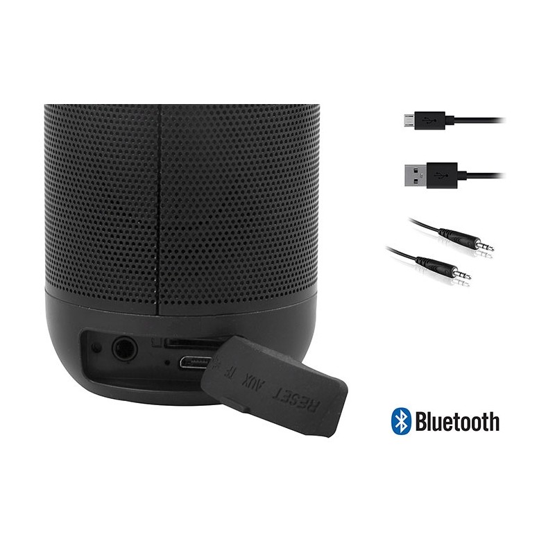 Haut Parleur Bluetooth Mikado X26M Waves Mini / 5W / Noir - photo 2