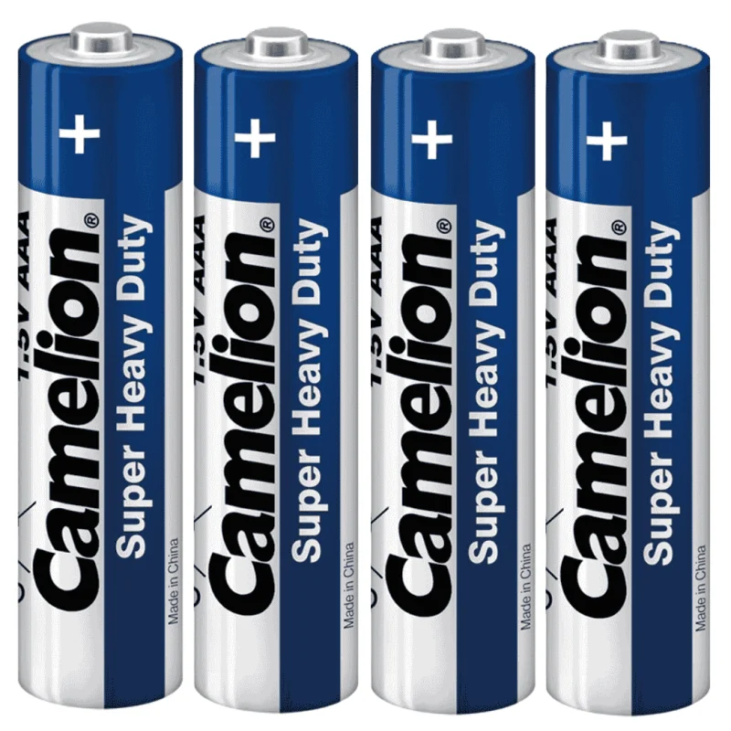 4 PILE CAMELION LR03 JEU DE SUPER HEAVY DUTY BP AAA