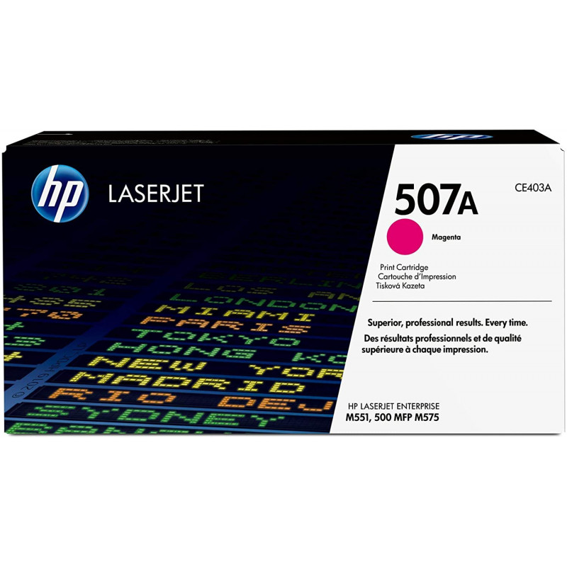 TONER ORIGINAL HP 507A - CE403A / MAGENTA - HP - photo 1