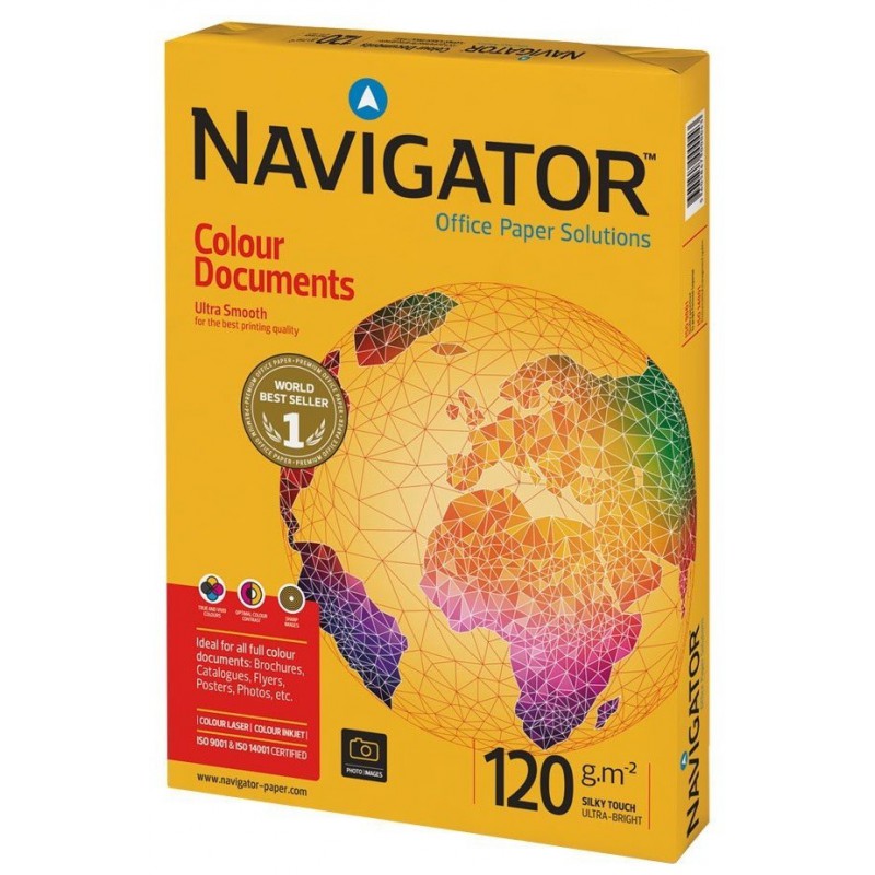 Rame papier Navigator A3 120g/m² / 500 Feuilles - photo 1