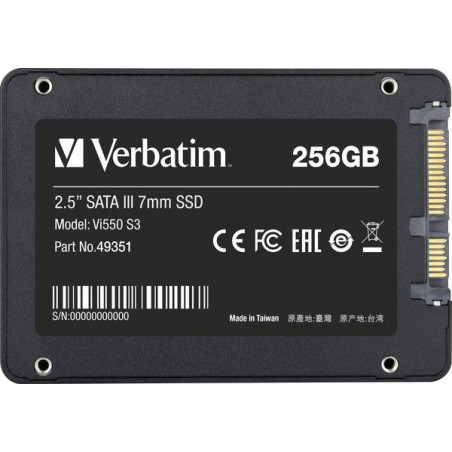 Disque SSD Interne Verbatim Vi550 S3 256 Go 2.5" SATA - photo 8