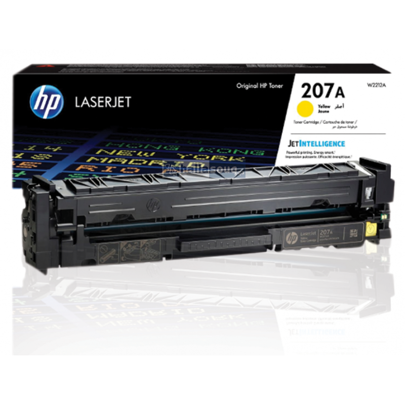 Cartouche de toner HP 207A jaune LaserJet  originale /1 250 pages W2212A - HP - photo 1