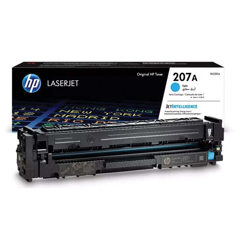 Cartouche de toner HP 207A cyan LaserJet  originale / 1 250 pages W2211A - HP - photo 2