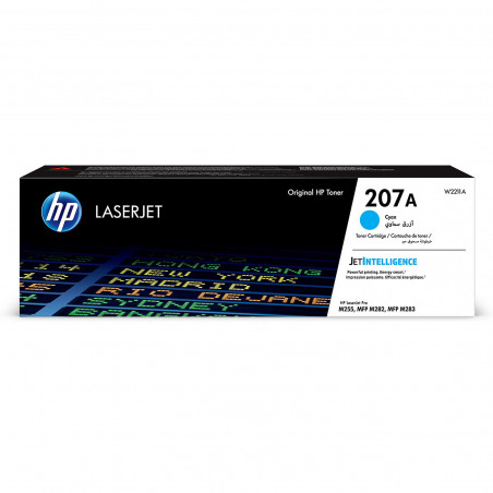 Cartouche de toner HP 207A cyan LaserJet  originale / 1 250 pages W2211A - HP - photo 11