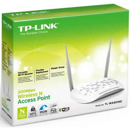 Point d'accès TP-Link 300 Mbps 2 Antennes TL-WA801ND - TP-Link - photo 11