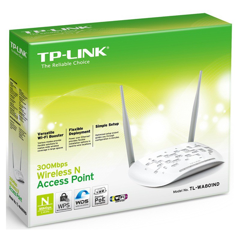 Point d'accès TP-Link 300 Mbps 2 Antennes TL-WA801ND - TP-Link - photo 4