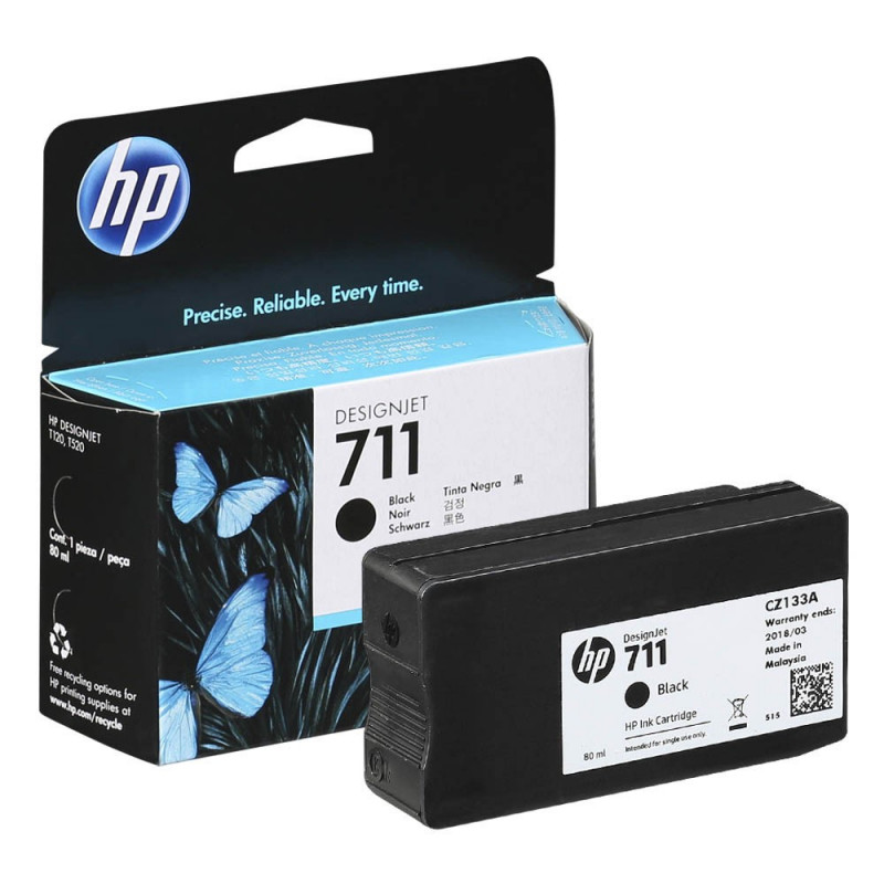 Cartouche Originale HP 711 Noir 80 ml - HP - photo 1